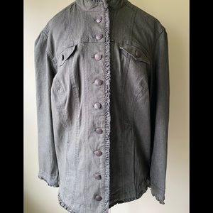 Liz & Me Plus-size Denim Jacket